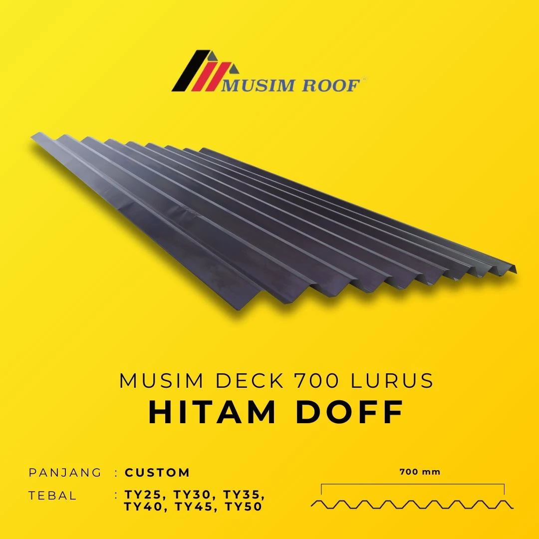 spesifikasi musim deck 700 hitam doff