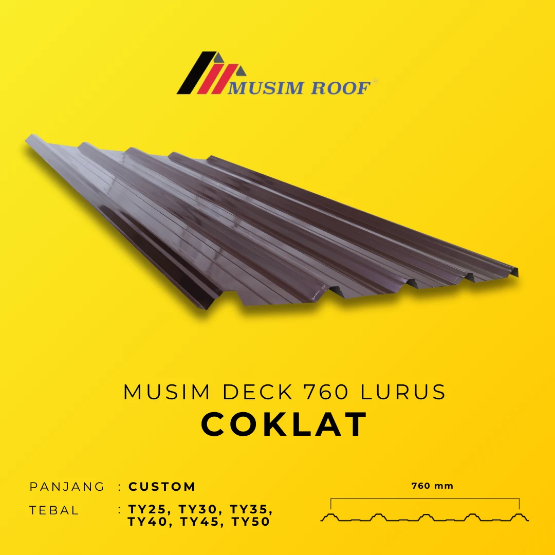 spesifikasi musim deck 760 lurus coklat