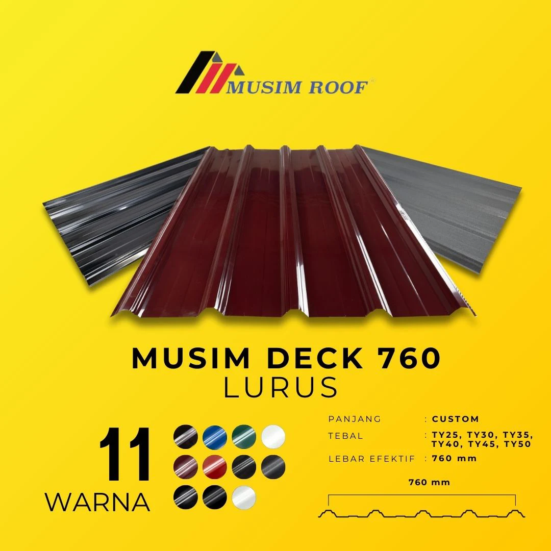musim deck 760 mm