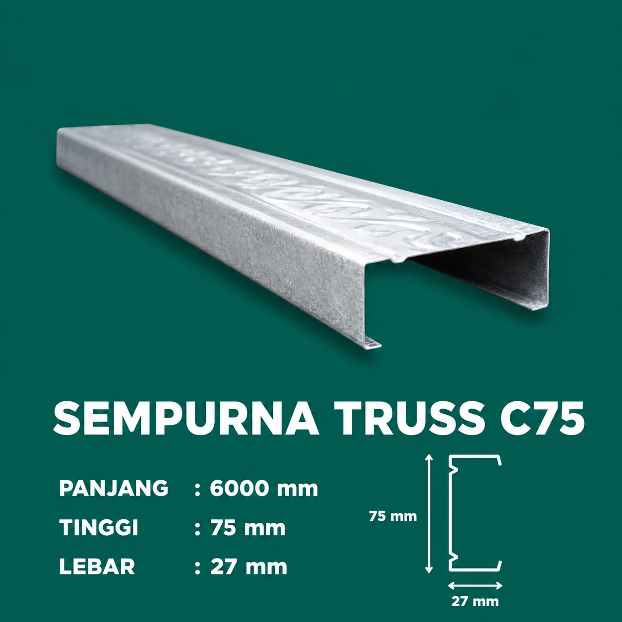 sempurna truss c75